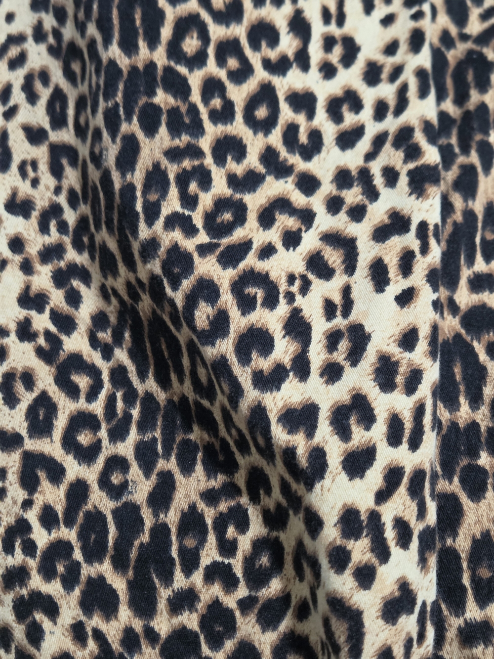 VTG Allison Taylor Stretch Leopard Print A-Line Women’s Skirt - Picture 6 of 6